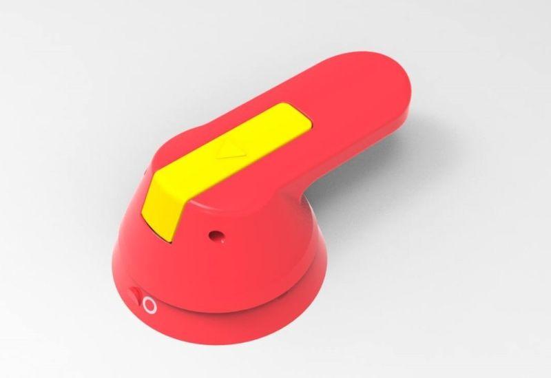 Рукоятка выносная поворотная боковая SD160-250 круглая красн./желт. SE SSDERHSR15Y1625