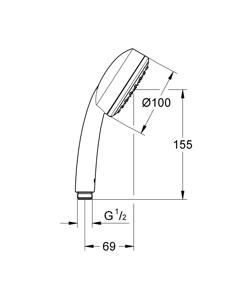 Душевая лейка Grohe Tempesta Cosmopolitan 26082002