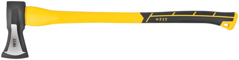 Топор-колун "ушастый" кованый 800мм 2000г фибергласовая длинная ручка FIT 46174