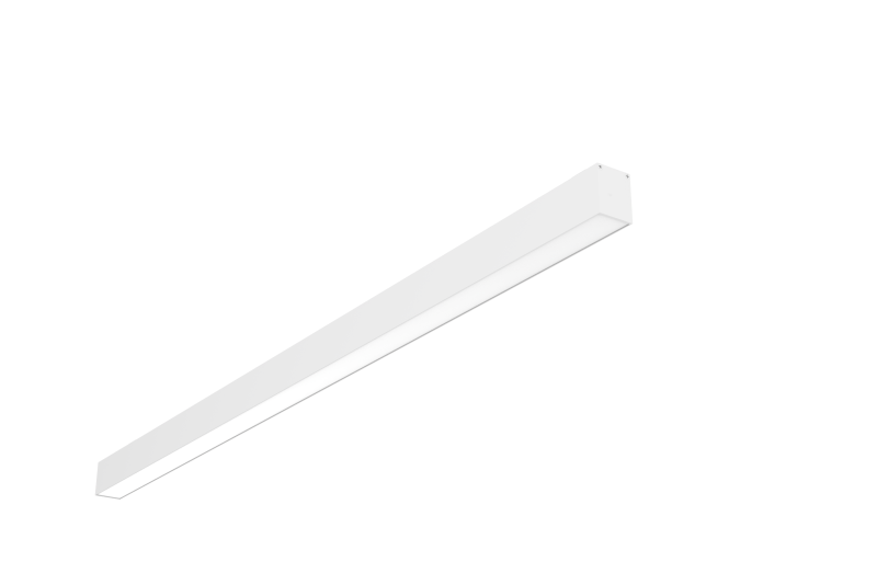 Светильник светодиодный Angusta 1753х35х45 35Вт 3000К IP40 накладной аварийный автономный постоянного действия RAL9003 бел. муар рассеив. опал VARTON V1-R0-00243-20A00-4003530