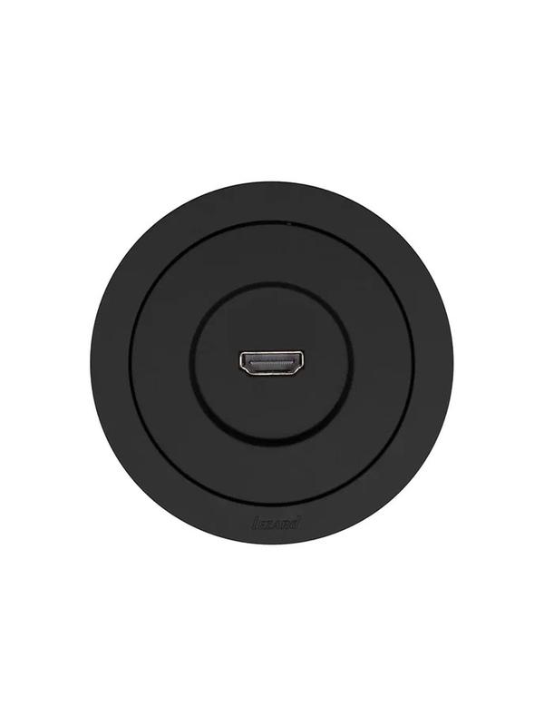 Розетка HDMI 1-м СП OSEN механизм черн. бархат LEZARD 743-4288-203