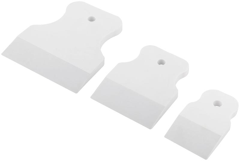 Шпатель резиновый набор 3шт (40/60/80мм) бел. FIT 06867