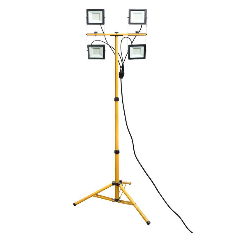 Прожектор на штативе 4х50Вт 6400К 220В черн. IP65 LL-506 FERON 48507