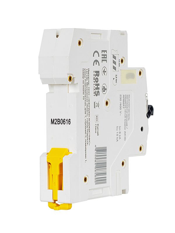 Выключатель автоматический модульный 1п B 6А M06N ARMAT IEK AR-M06N-1-B006
