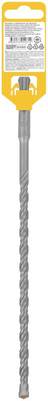 Бур по бетону SDS PLUS профи W-образная вставка двойная спираль 8х260мм FIT 32822