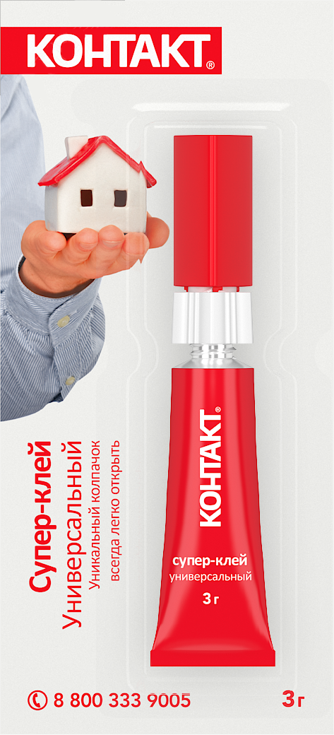 Супер-клей Универсальный 3 г