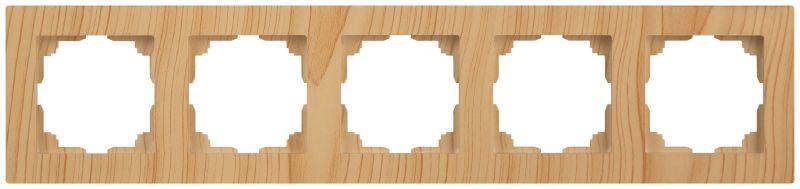 Рамка 5-м СП Accent 6-505-11 сосна Intro Б0063745