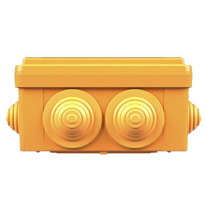 Коробка ответвительная FS 100х100х50мм IP55 5п 450В 10А 6кв.мм с кабельными вводами и клеммниками пластик. DKC FSB11506