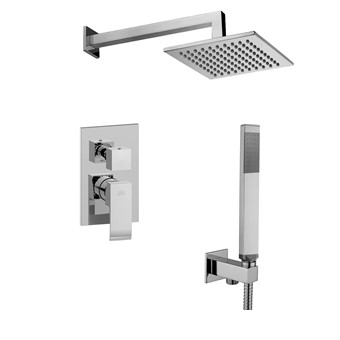 Смеситель встраиваемый для душа на 2 выхода Paffoni ELLE EL018CR/M встраиваемый на 2 выхода Хром