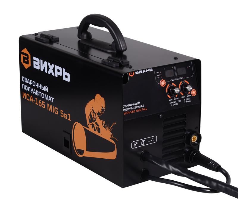 Инвертор сварочный полуавтомат. ИСА-165 MIG 5в1 Вихрь 65/183