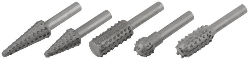 Шарошка стальная по дереву 5шт FIT 36455