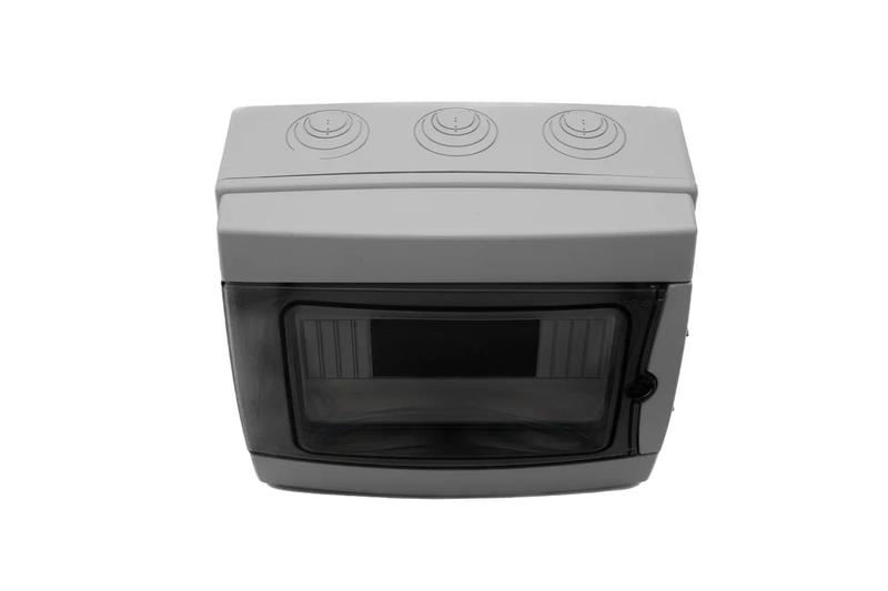 Корпус щита распределительного для модульного оборудования 8M IP67 навесной прозр. затемненная дверца Cetinkaya Pano CP3908