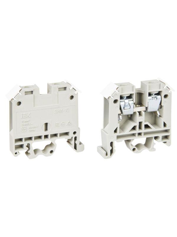 Зажим наборный ЗНИ-10кв.мм (JXB70А) сер. IEK YZN10-010-K03