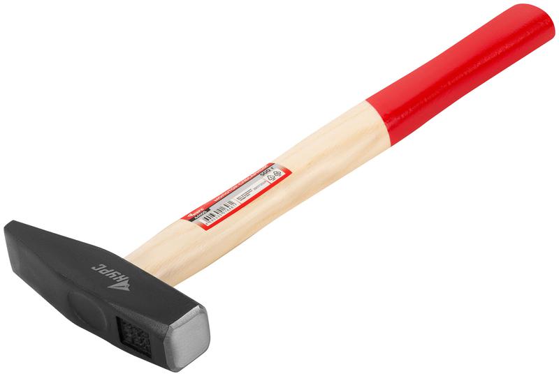 Молоток слесарный "Оптима" 500г деревянная ручка КУРС 44105