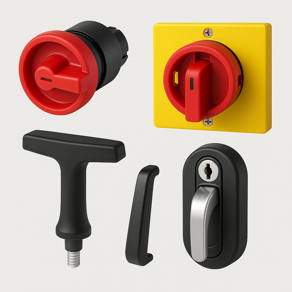 Рукоятка управления силовым коммутационным аппаратом