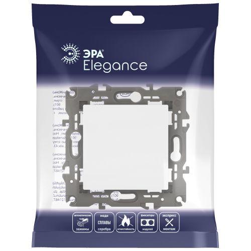 Выключатель 1-кл. СП Elegance 14-1101-01 10А IP20 250В 10AX механизм бел. Эра Б0034207