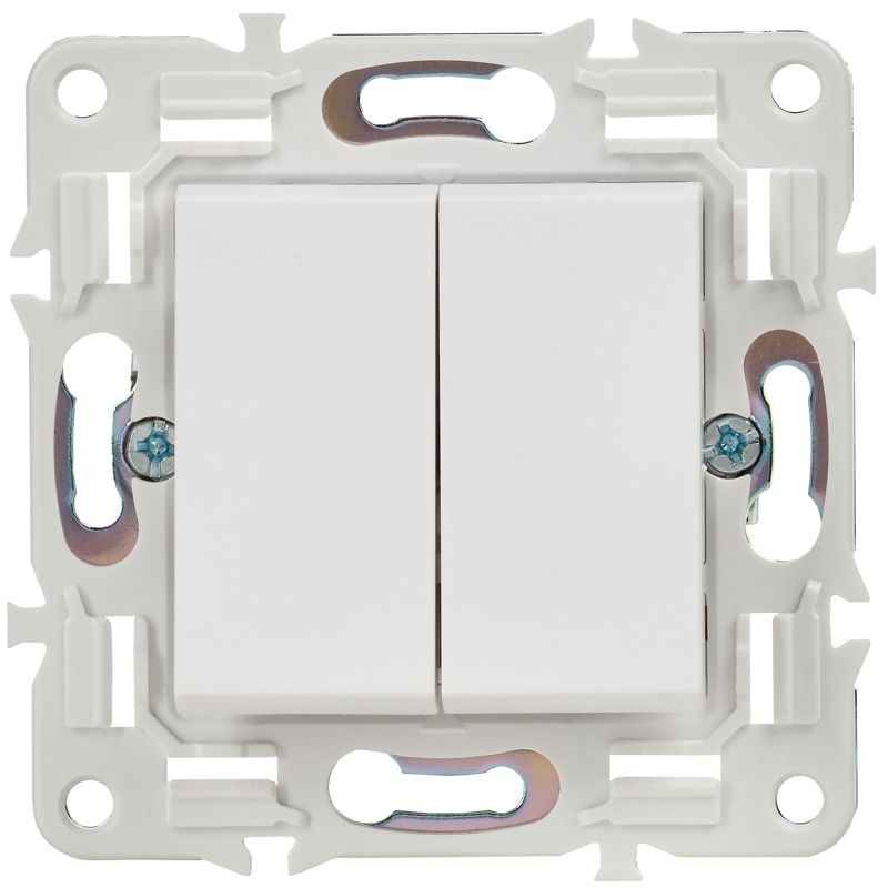 Выключатель 2-кл. SKANDY 10А SK-V04W арктич. бел. IEK SK-V20-0-10-K01