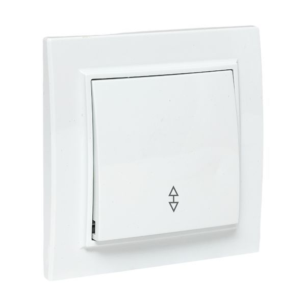 Переключатель проходной 1-кл. СП Минск 10А IP20 бел. Basic EKF ERV10-025-10
