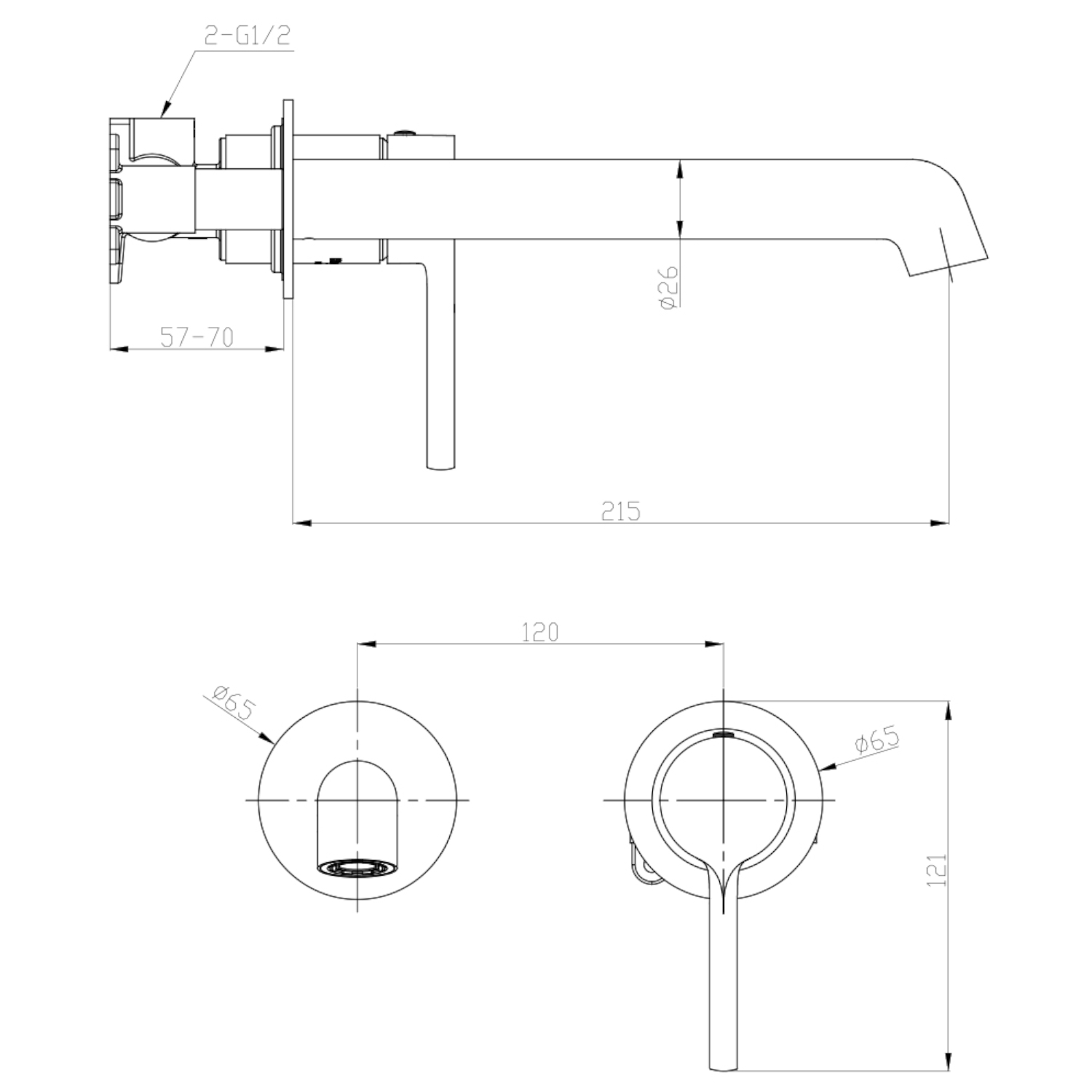 Смеситель для раковины Raglo R20.11.03, золотой сатин
