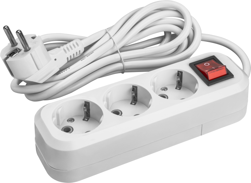 Удлинитель 3х5м с заземл. 16А IP20 90524 OPE-S-03-500-ЕSC-3х1 ОНЛАЙТ 90524