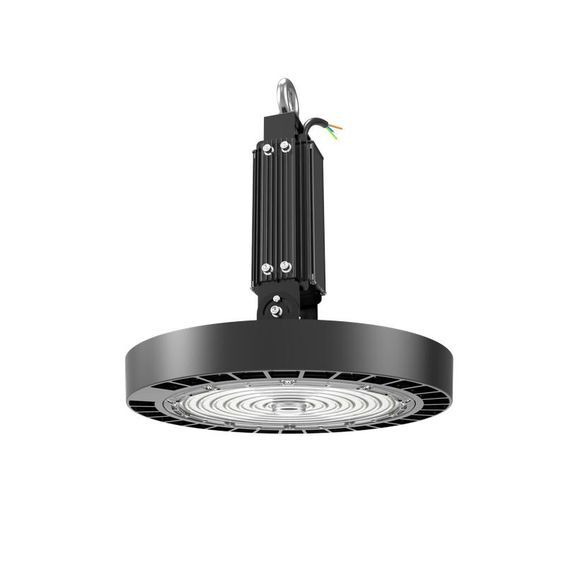 Светильник светодиодный ДСП IB 11 S 100W W 840 HT BK PC 257х257х155мм 100Вт 4000К IP65 High Bay подвесной с гр. линзой из поликарбон. черн. Русский Свет 16091124338