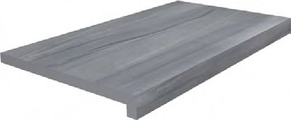 Ступень клеёная тип L Роверелла серый 34х60, DL600400R20\GLF