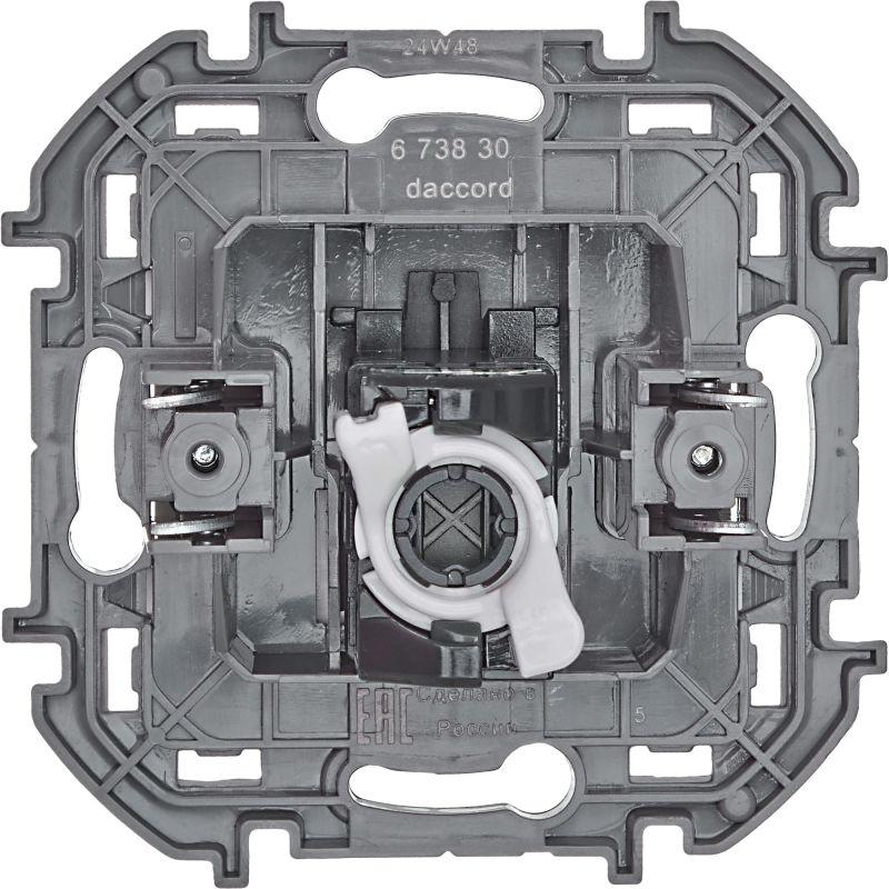 Розетка компьютерная Inspiria RJ45 кат.6 UTP механизм бел. IEK 673830