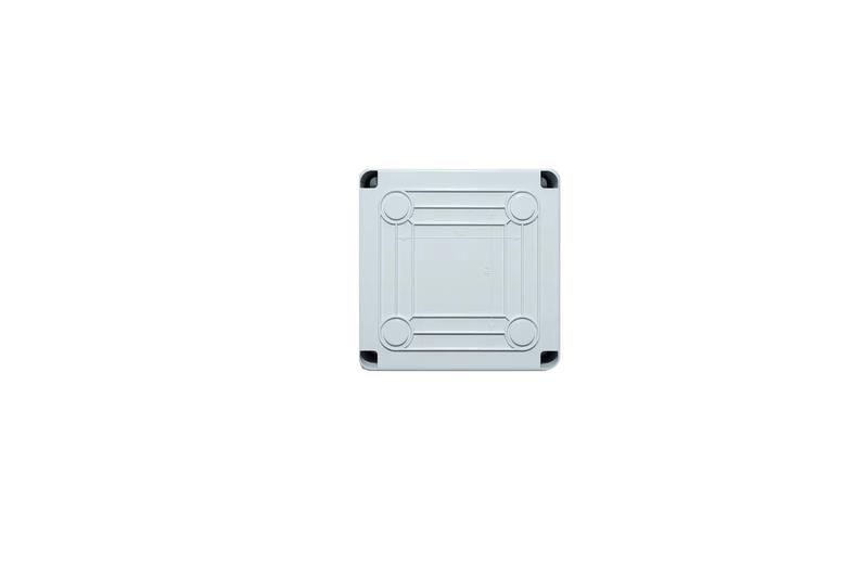 Корпус распаячной коробки 100х100х50мм перфорир. стенки крышка с приж. винтами из нерж. стали пластик Cetinkaya Pano CP1030