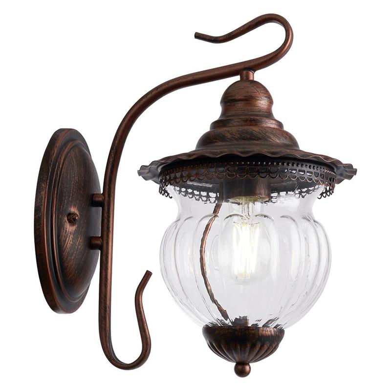 Светильник садово-парковый 60Вт 230В IP44 коричн. PL591 FERON 41171