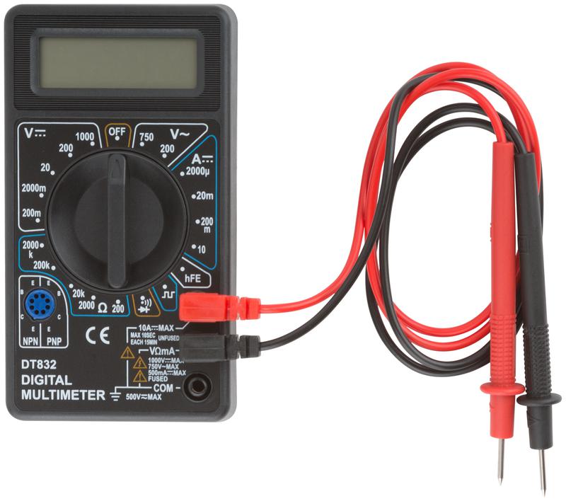 Мультиметр 0.1мВ-1000В 0.1В-750В 1мкА-10А 0.1Ом-2мОм коробка КУРС 80615