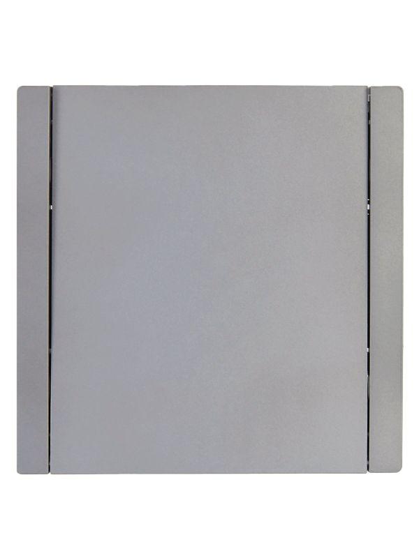 Выключатель перекрестный 1-кл. СП FORTE&PIANO 10А FP512 сталь IEK FP-V13-0-10-1-K46