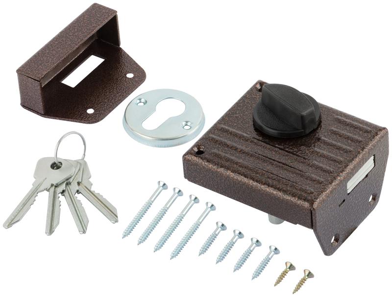 Замок накладной Зенит ЗН1-2 медь 66940