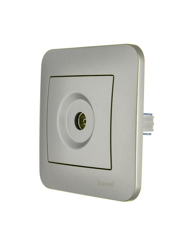 Розетка телевизионная проходная TV СП ASTI IP20 в сборе платина. LEZARD 7081-3535-129