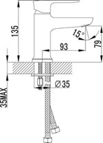 Смеситель для раковины Lemark Basis (LM3606C)