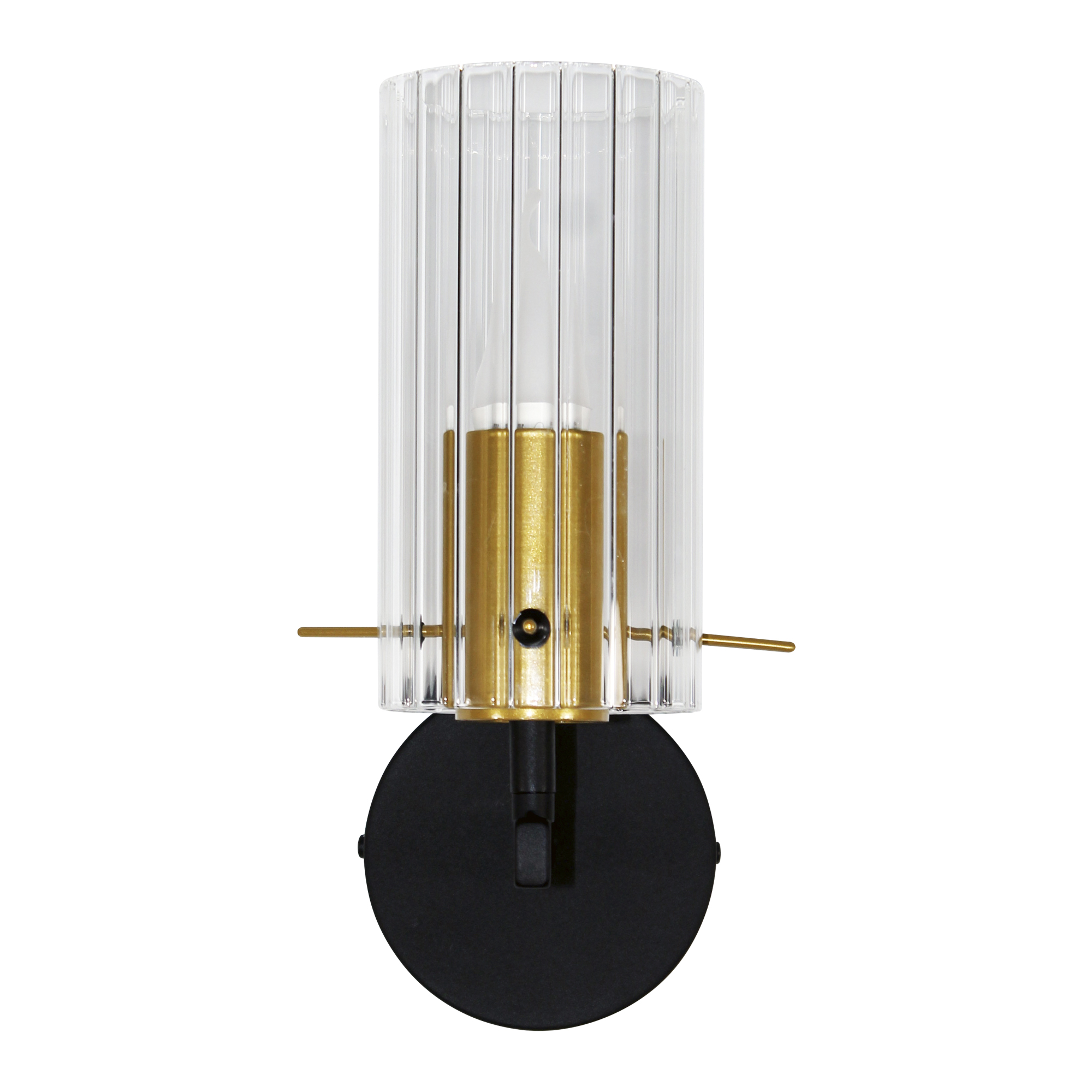 Светильник Эсми 511 черн.зол. (Плафон 0015) НББ 01-60-180 Е27 настенный