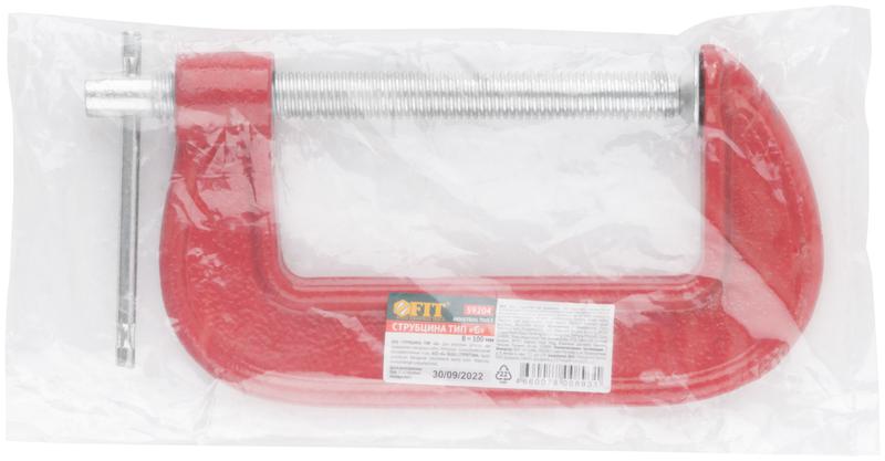 Струбцина тип "G" 100мм 4дюйм FIT 59204