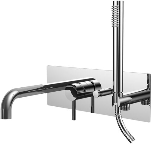 Смеситель для ванны Paffoni LIGHT LIG001CR встраиваемый на 2 выхода Хром