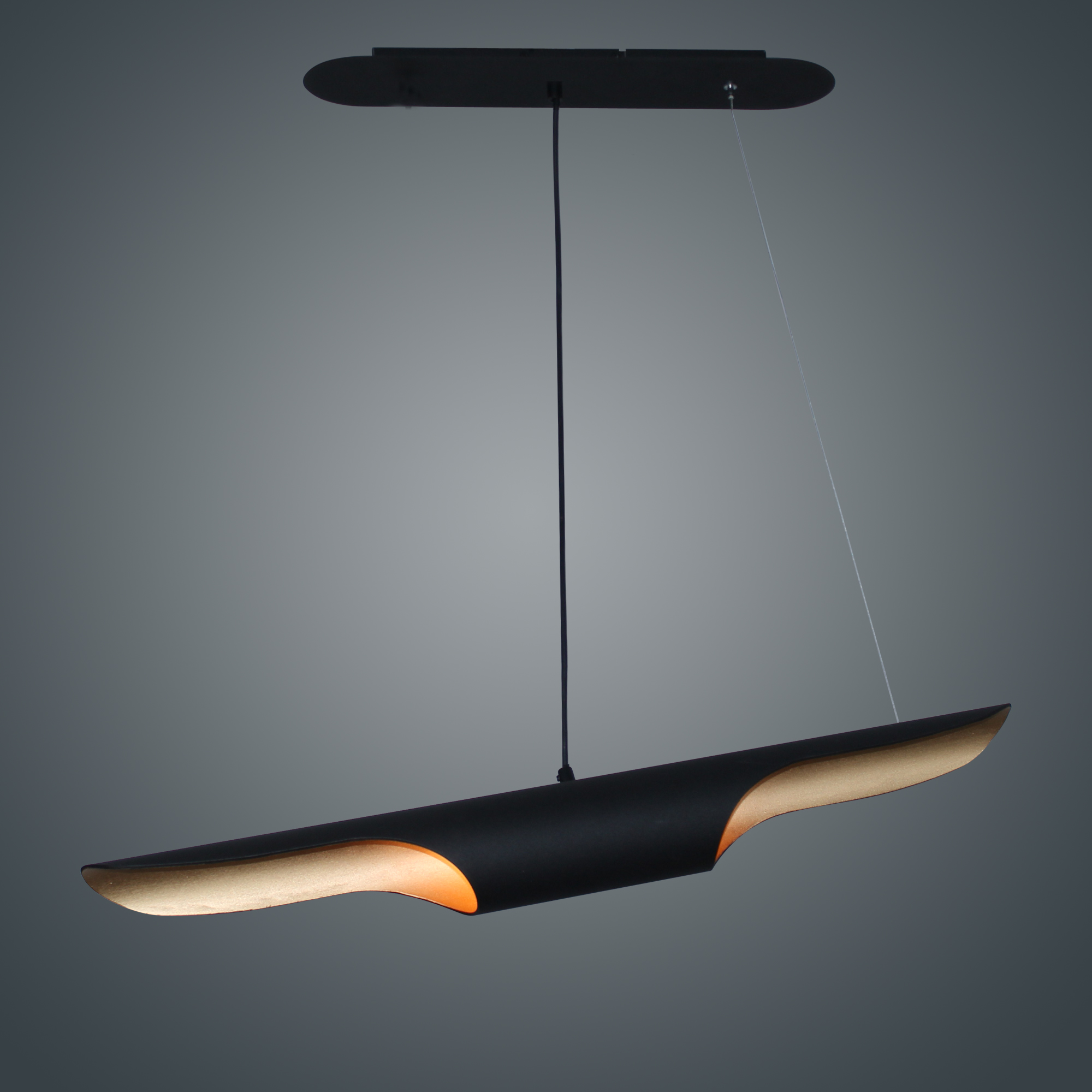 Светильник подвесной Мишель 80 222 черн.зол. НСБ 01-2х25-102 G9