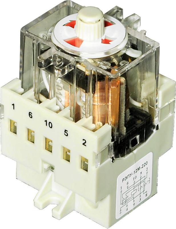 Реле промежуточно-указательное РЭПУ-12М-220-3-У3 0.5А пост. ВНИИР A8120-78101420