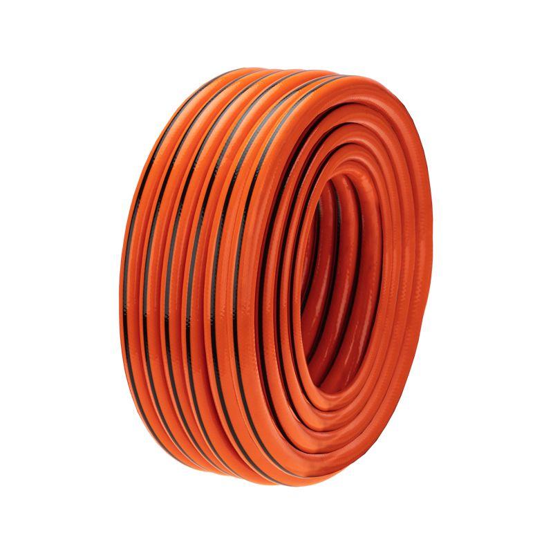 Шланг поливочный ПВХ 3-х слойный армированный 3/4дюйм 25м Профи Плюс ЧЕТЫРЕ СЕЗОНА 62-0229-1