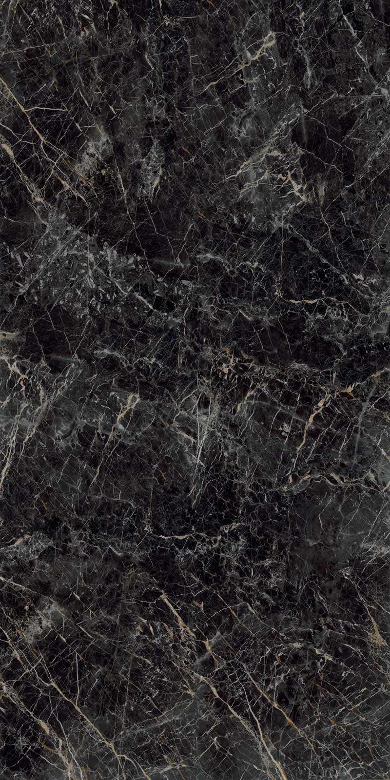 Плитка из керамогранита глянцевая Marazzi Italy Grande Marble Look черный (M10C)