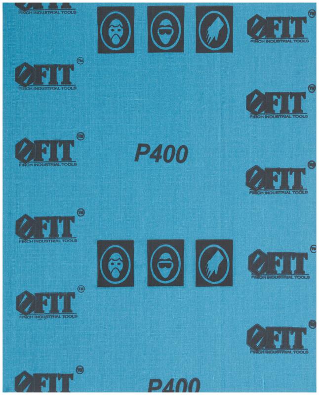 Набор листов шлифовальных водостойких на тканевой основе алюм./оксидные Профи 230х280мм Р 400 (уп.10шт) FIT 38201