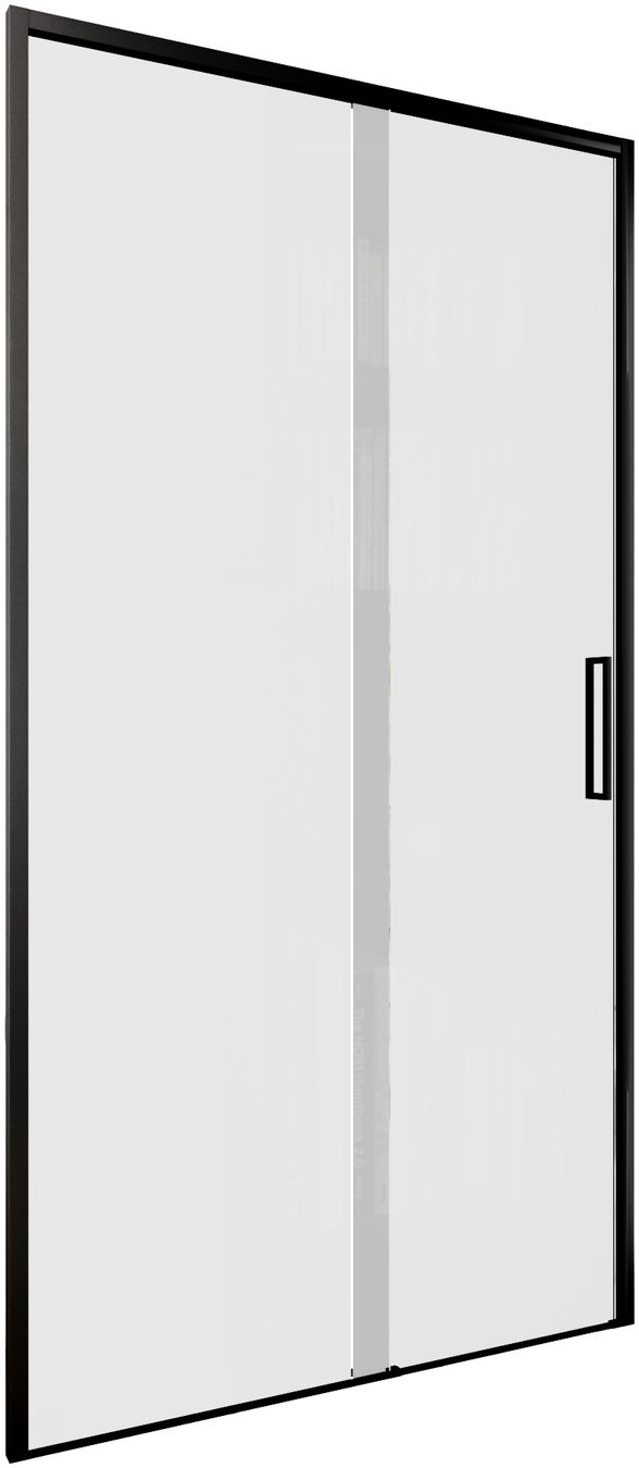 Душевая дверь Aquanet Pleasure Evo 100 AE65-N100-BT профиль черный, прозрачное стекло