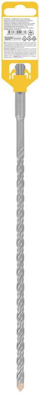 Бур по бетону SDS PLUS профи W-образная вставка двойная спираль 8х310мм FIT 32832