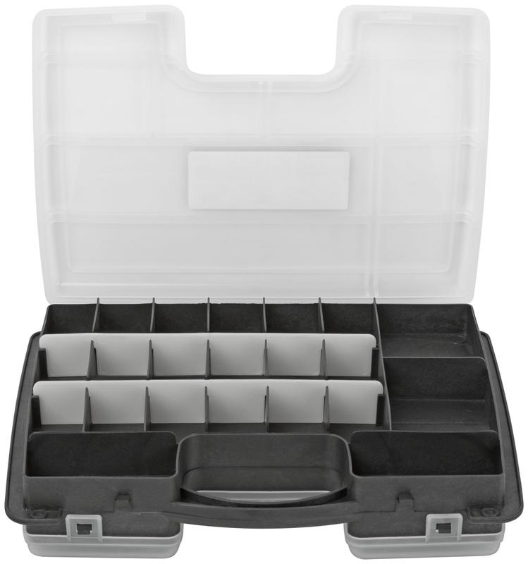 Ящик для крепежа (органайзер) двухсторонний 11.5дюйм ( 295х220х76мм ) FIT 65646