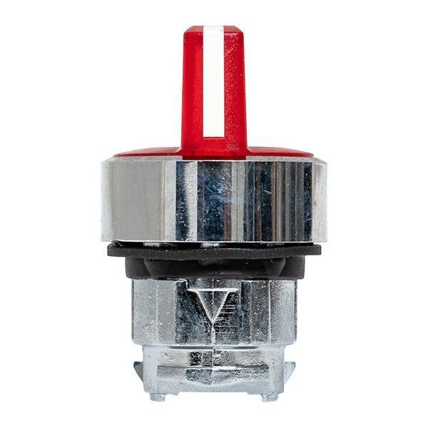 Механизм переключателя исполнительный XB4 IP65 на 3 положения возвратный без фиксации с подсветкой с короткой ручкой красн. EKF XB4BD3L-R-65