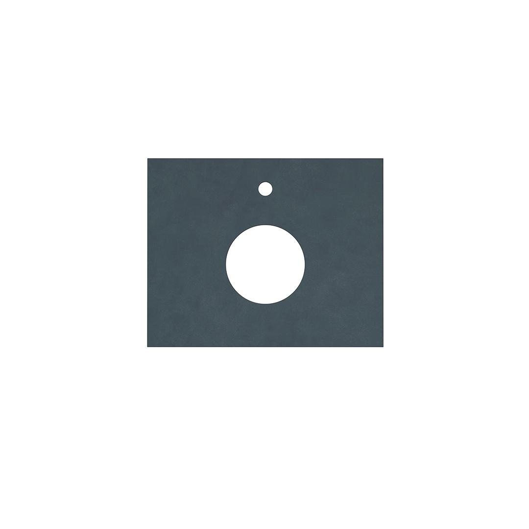 Спец. изделие декоративное из керамогранита Про Чементо 60x48, синий тёмный матовыйй