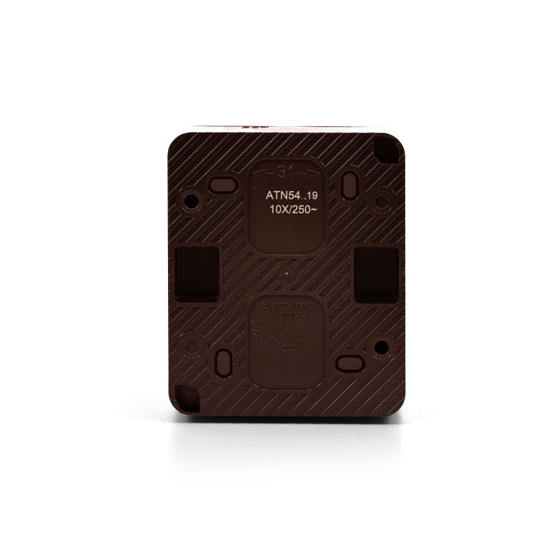 Выключатель для жалюзи 2-кл. ОП AtlasDesign PROFI 10А IP54 корич. SE ATN546019