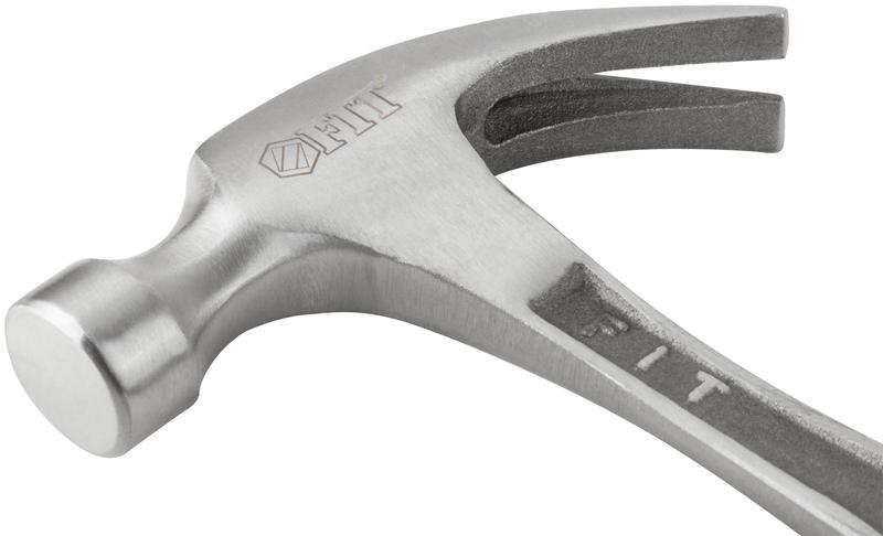 Молоток-гвоздодер Профи 32мм 570г цельнометал. FIT 44792