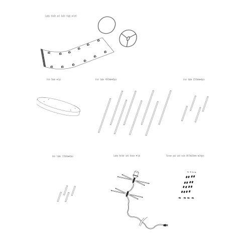 Торшер Bianca D7041-502 1хE27 60Вт классика Rivoli Б0054210